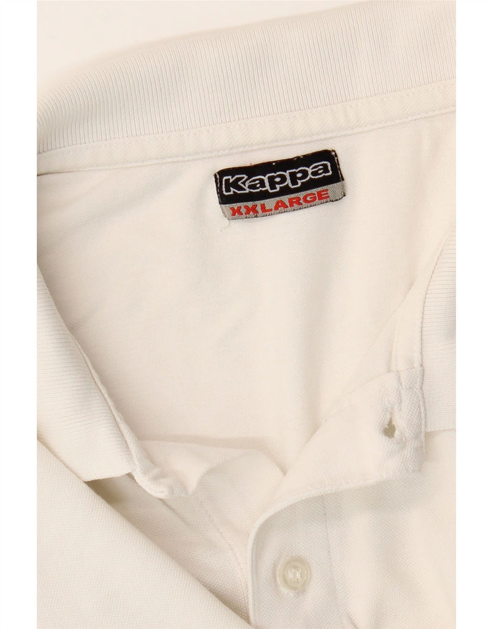 Kappa Polo Shirt til mænd 2XL Hvid