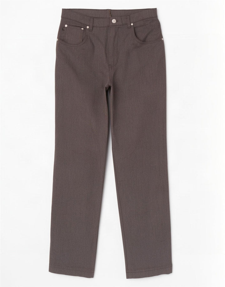 Trussardi Straight Casual Bukser til mænd W35 L32 Grå Polyester