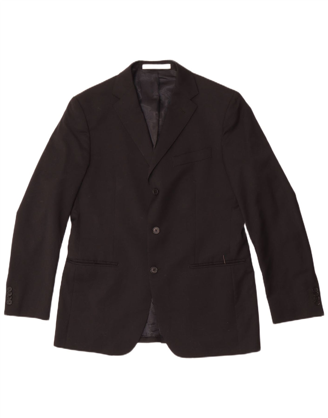 Ferre Herre 3-knaps blazerjakke IT 52 XL Sort Uld