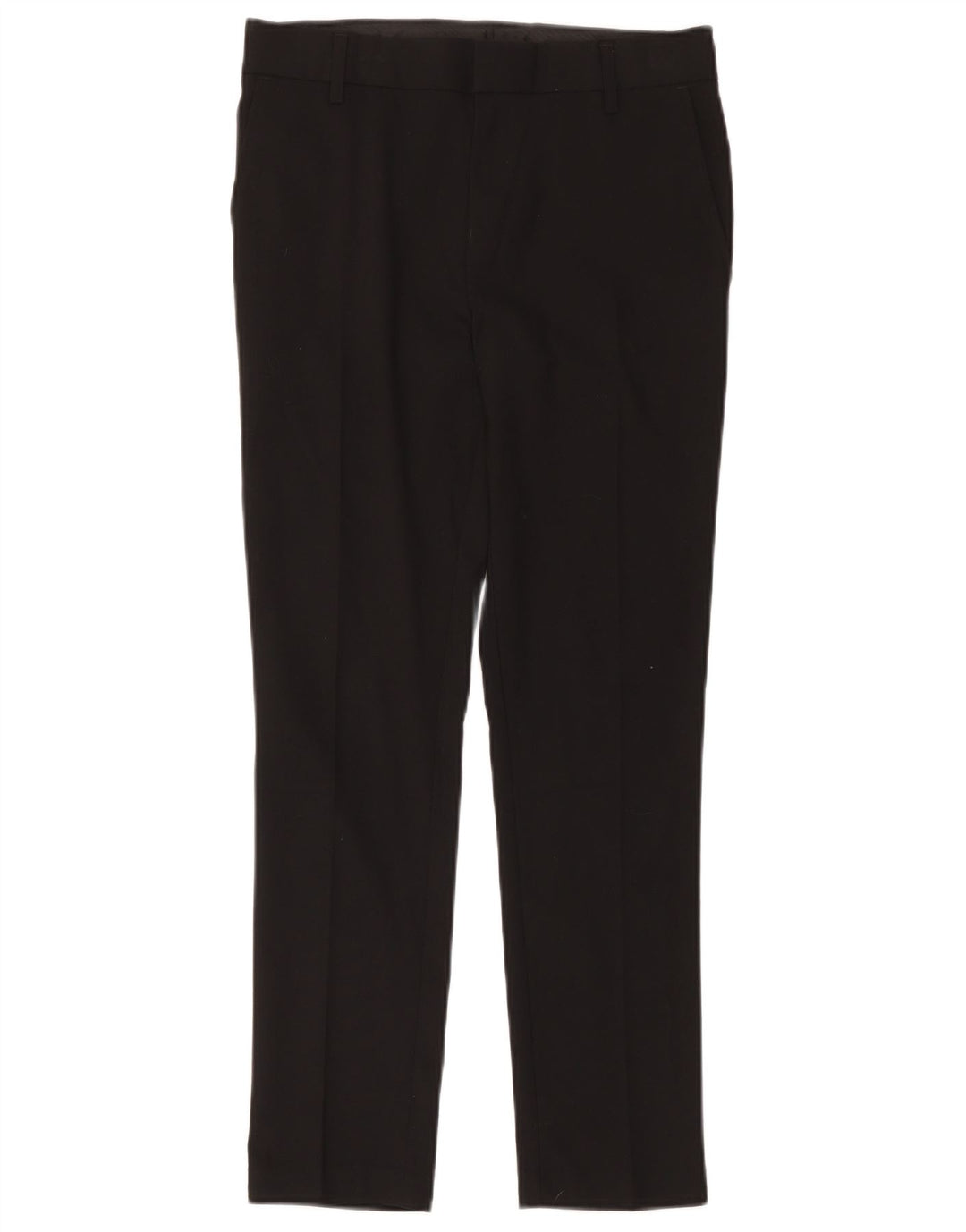 Marks & Spencer Boys Slim Suit Bukser 12-13 år W32 L27 Sort Polyester