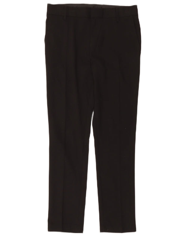 Marks & Spencer Boys Slim Suit Bukser 12-13 år W32 L27 Sort Polyester