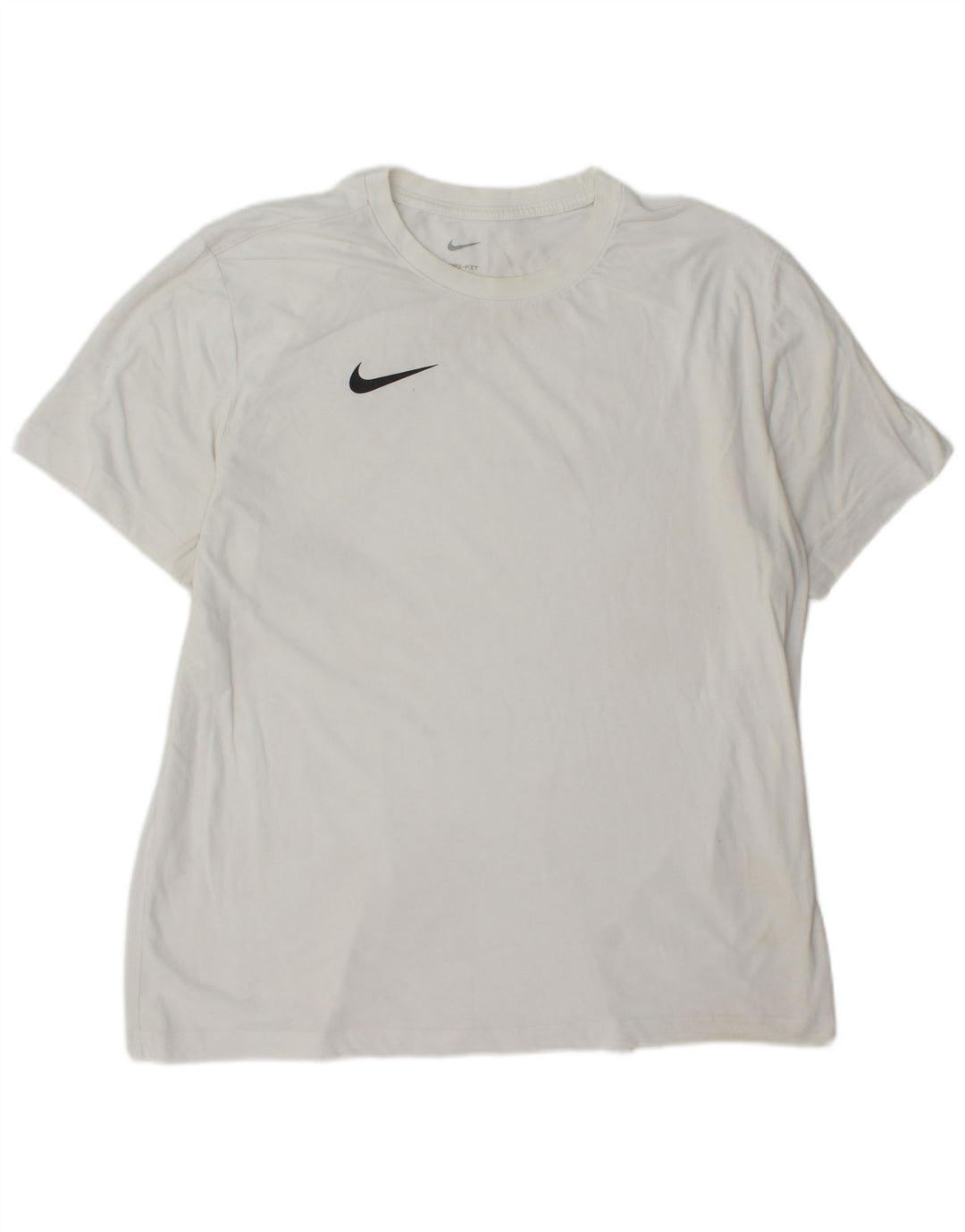 Nike Herre Dri Fit T-Shirt Top XL Hvid