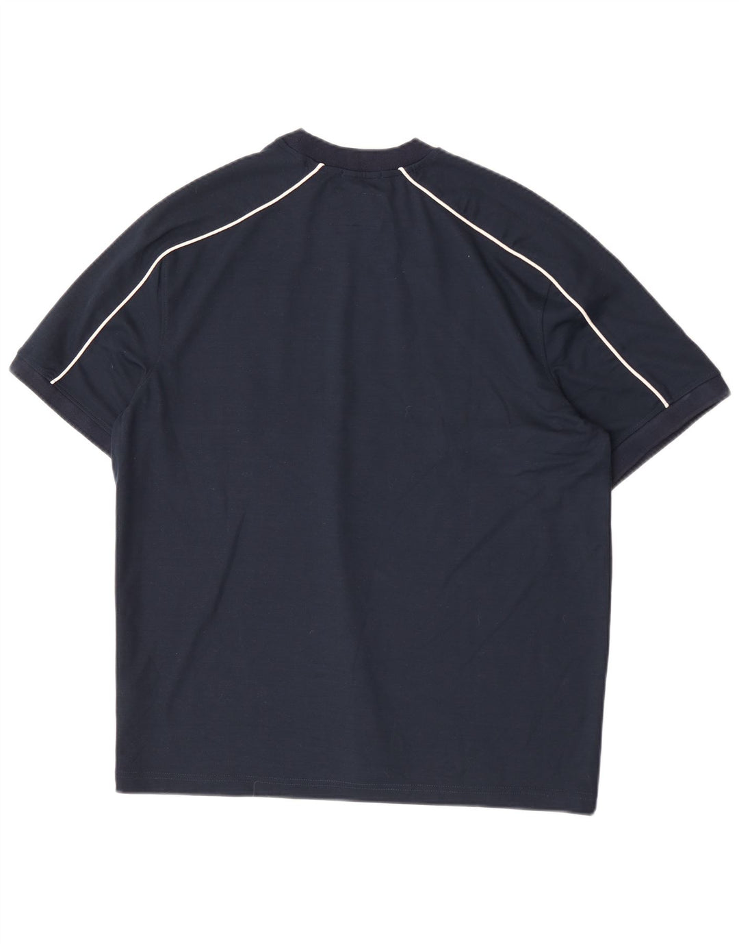 Jack Wills Herre grafisk T-shirt Top Medium Navy Blue Colourblock
