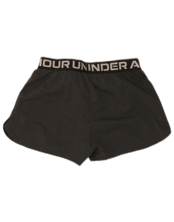 Under Armour Boys Heat Gear Grafiske sportsshorts 11-12 år Large Grå