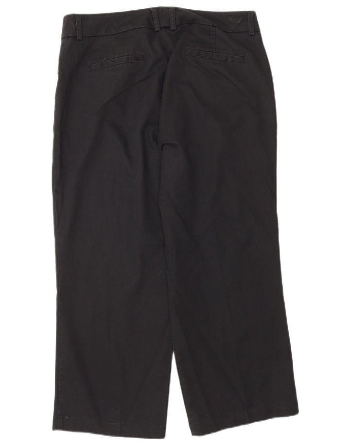 DOCKERS Dame Ideal Fit Capri Bukser US 8 Medium W30 L22 Sort
