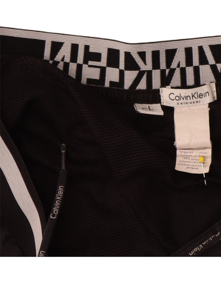 Calvin Klein Herre grafiske badeshorts Stor sort polyester