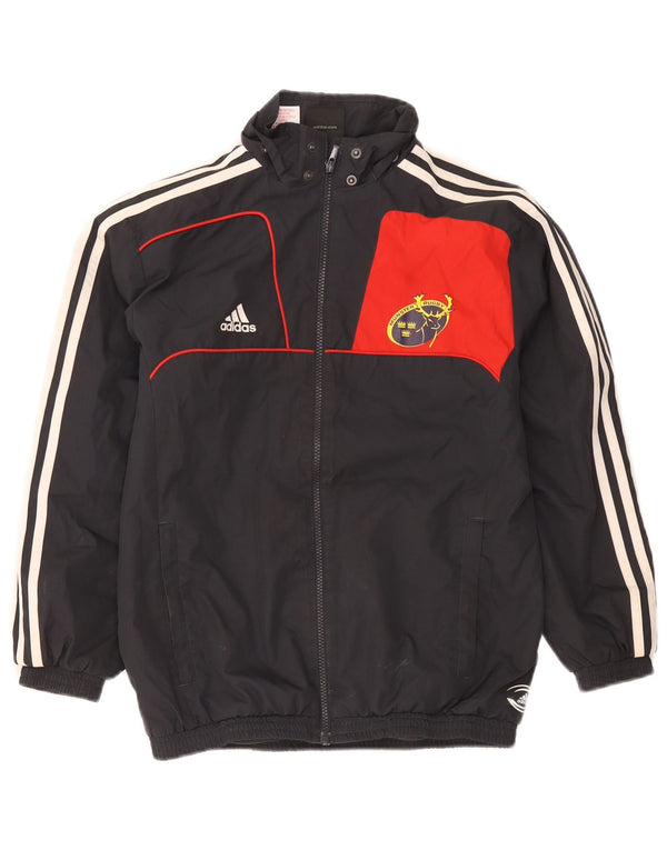 Adidas Boys Munster Rugby Træningsdragt Topjakke 11-12 år Sort