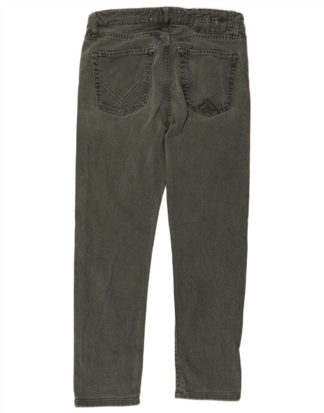 Roy Rogers Straight Jeans til mænd W34 L28 Grøn Lyocell