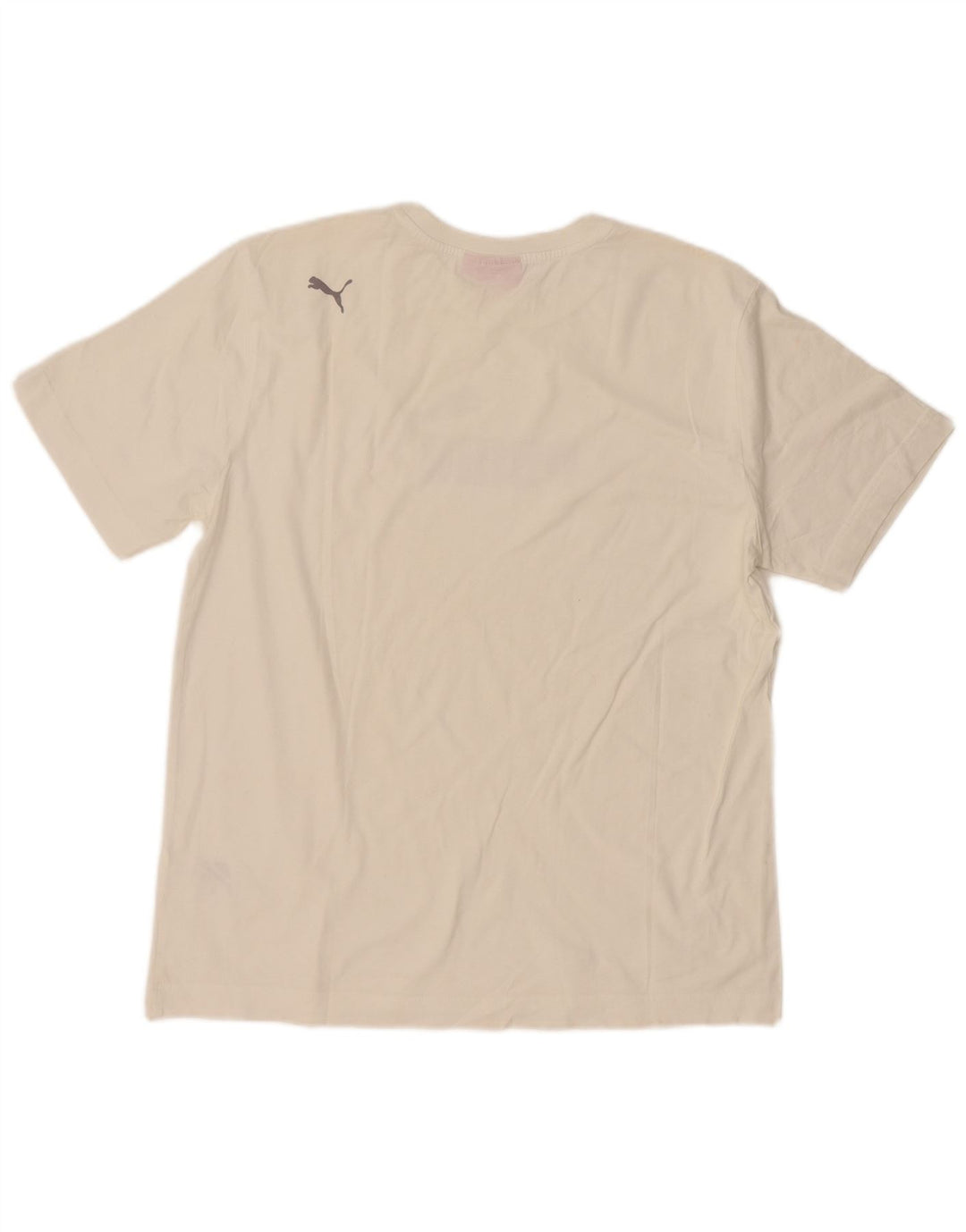 Puma Herre Grafisk T-Shirt Top Stor Hvid