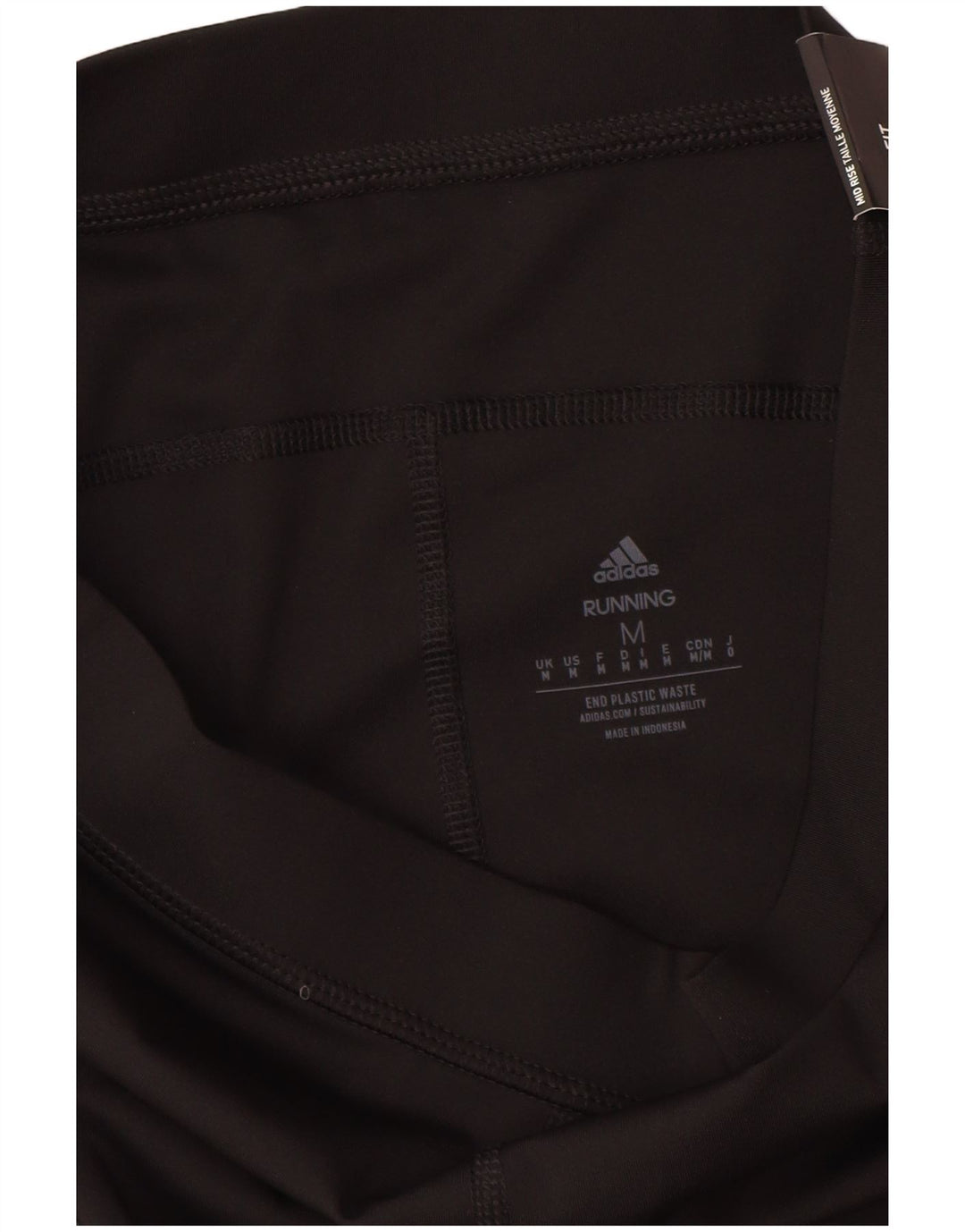 Adidas Aeroready Leggings til kvinder UK 12 Medium Sort Polyester
