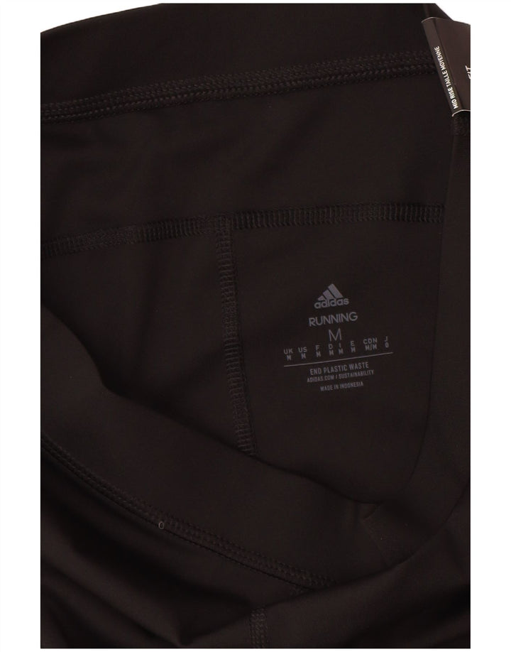 Adidas Aeroready Leggings til kvinder UK 12 Medium Sort Polyester