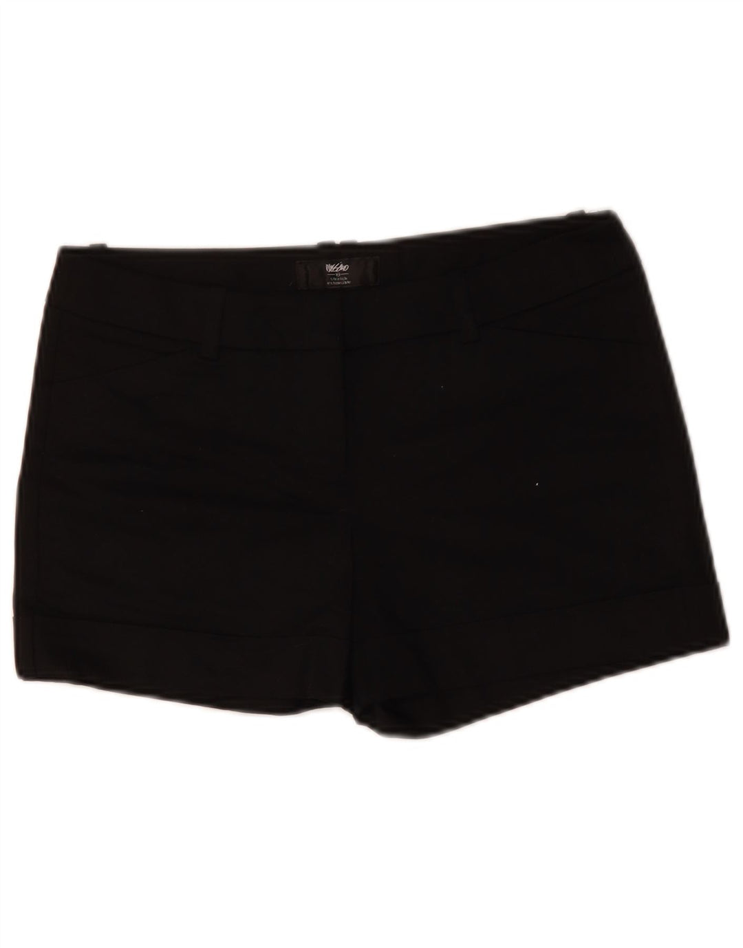 MOSSIMO Casual Shorts til kvinder US 4 Small W30 Black Bomuld