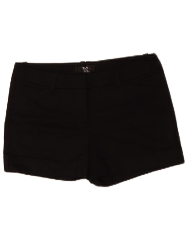 MOSSIMO Casual Shorts til kvinder US 4 Small W30 Black Bomuld