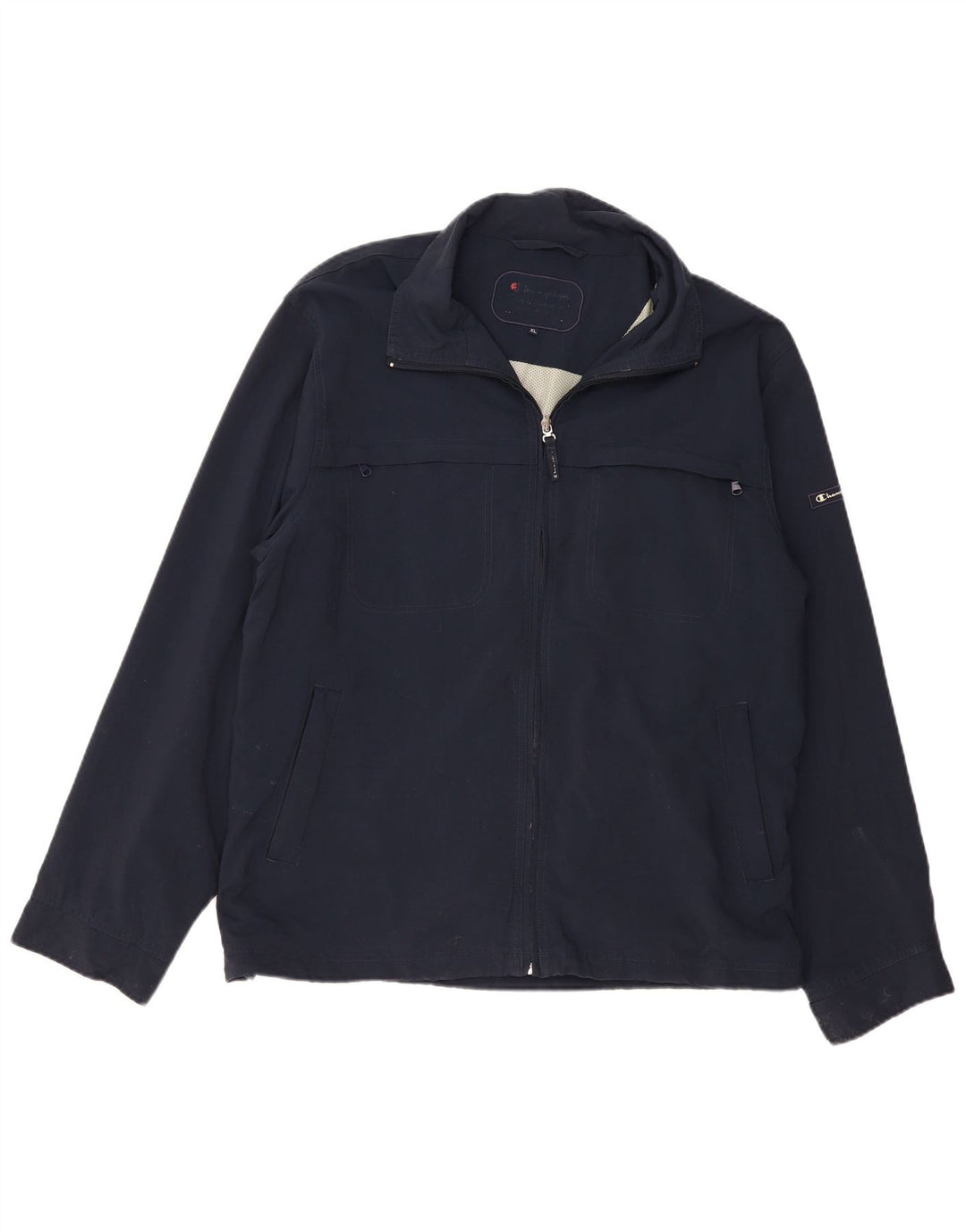 CHAMPION Herre Utility Jacket UK 42 XL Navy Blue Polyamide