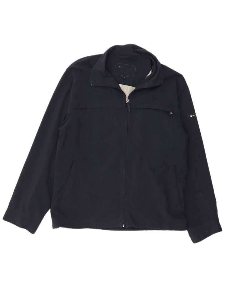 CHAMPION Herre Utility Jacket UK 42 XL Navy Blue Polyamide