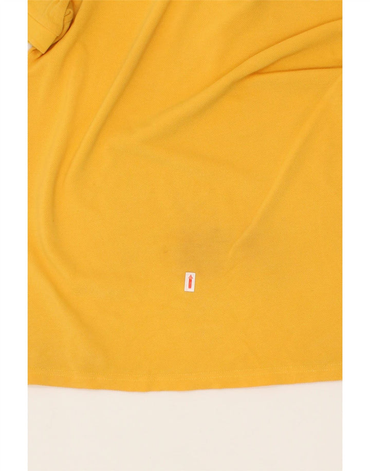 TRUSSARDI Mens Polo Shirt Medium Yellow Vintage Trussardi and Second-Hand Trussardi from Messina Hembry 