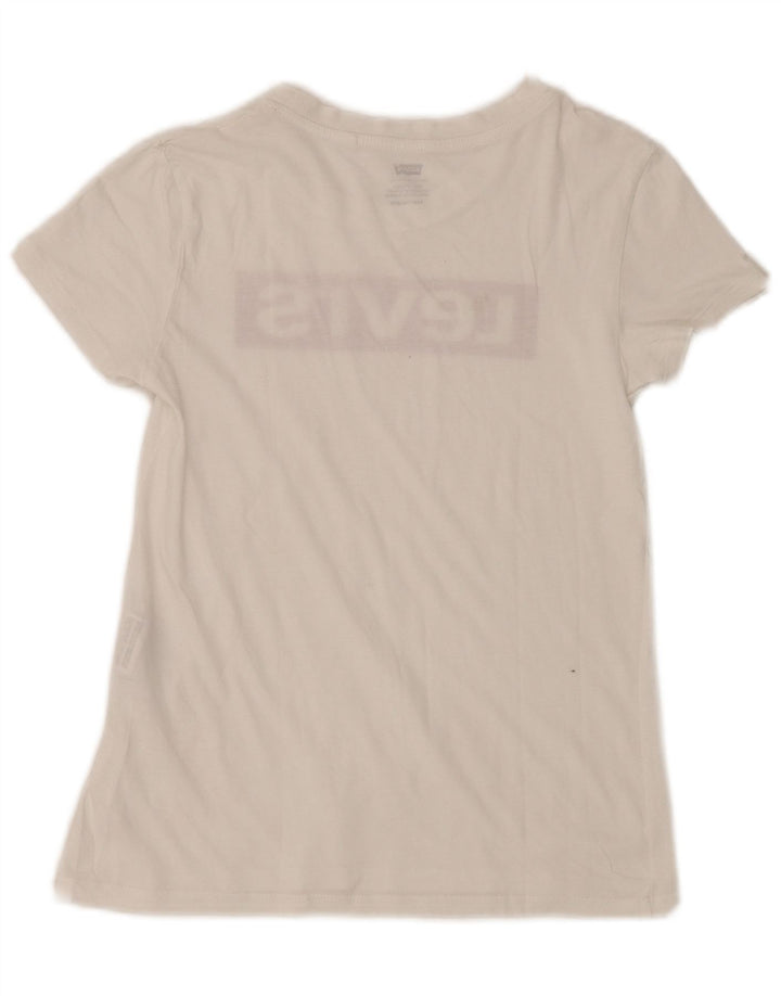 Levi's Grafisk T-shirt top til kvinder DK 2 2XS Hvid