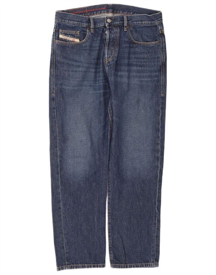 Diesel Straight Jeans til mænd W32 L30 Blå