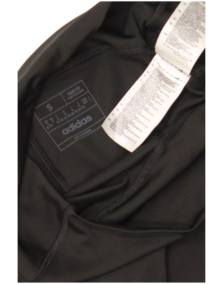 Adidas Aeroready Leggings til kvinder UK 8/10 Small Black Polyester
