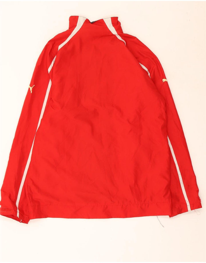 PUMA Træningsdragt til mænd, topjakke, lille rød Colourblock Polyester