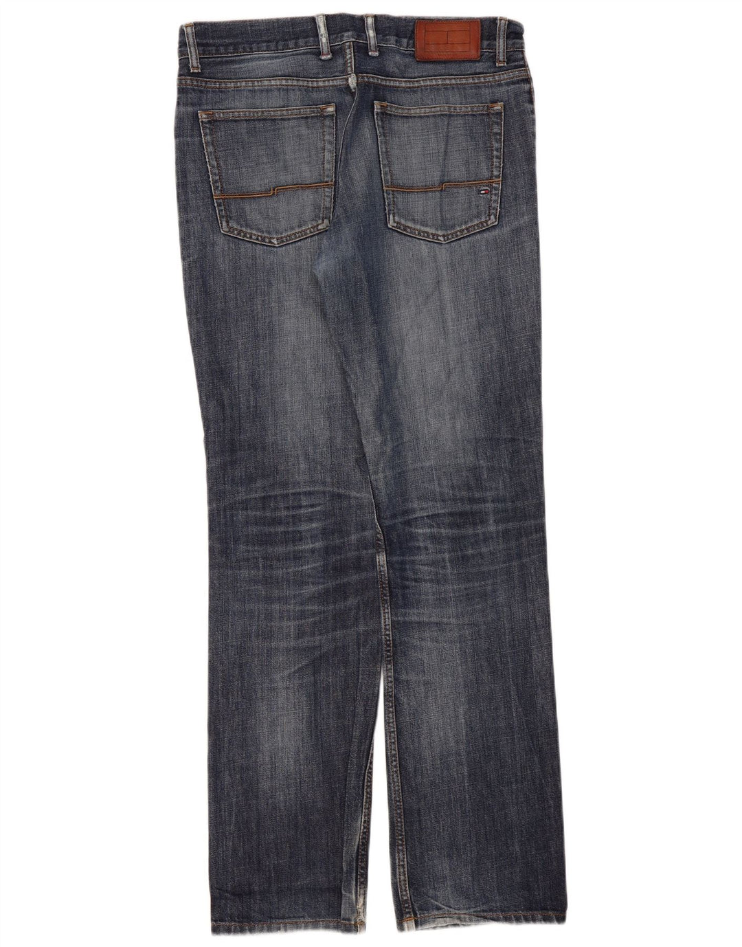 Tommy Hilfiger Straight Jeans til mænd W32 L34 Blå Bomuld