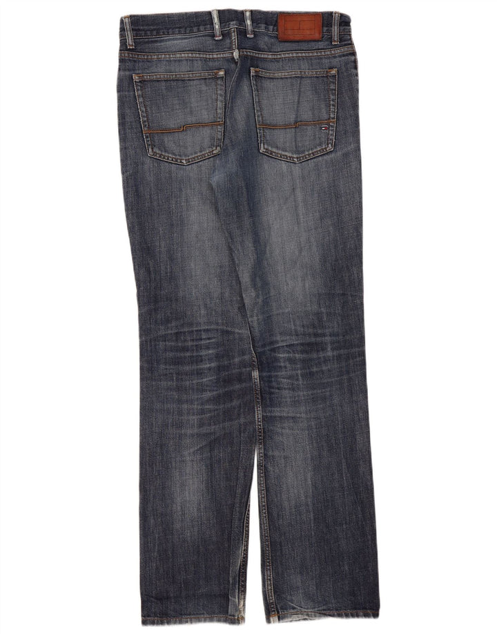 Tommy Hilfiger Straight Jeans til mænd W32 L34 Blå Bomuld
