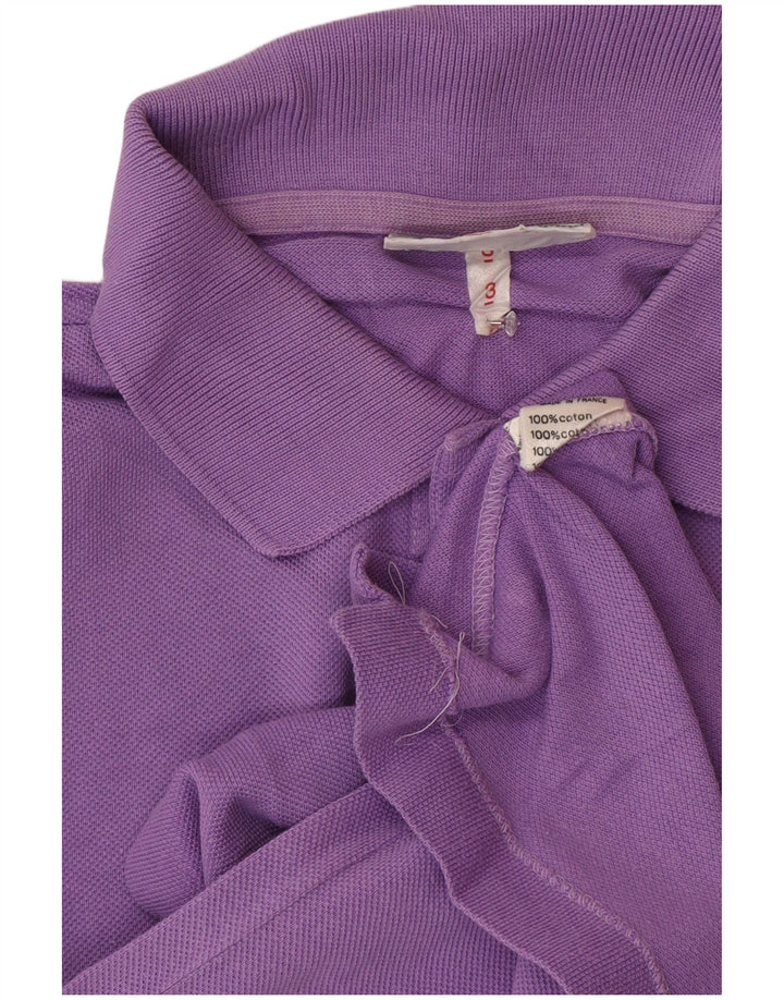 Lacoste herre poloshirt størrelse 3 Lille lilla bomuld