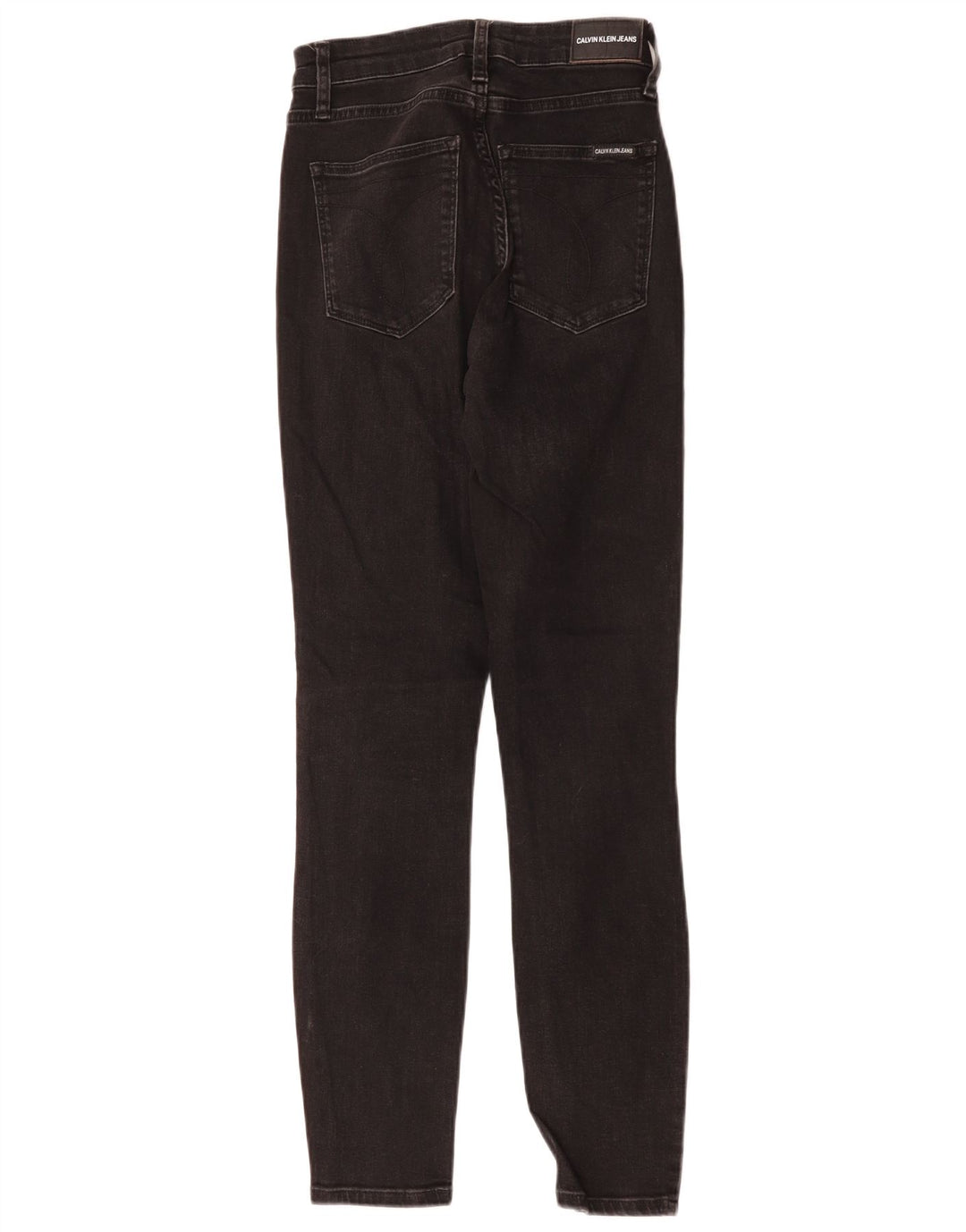 Calvin Klein Dame Skinny Jeans W26 L30 Sort Bomuld