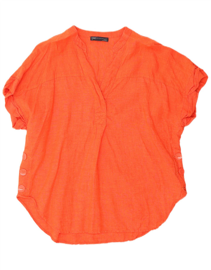 Marks & Spencer Damebluse Top UK 14 Large Orange