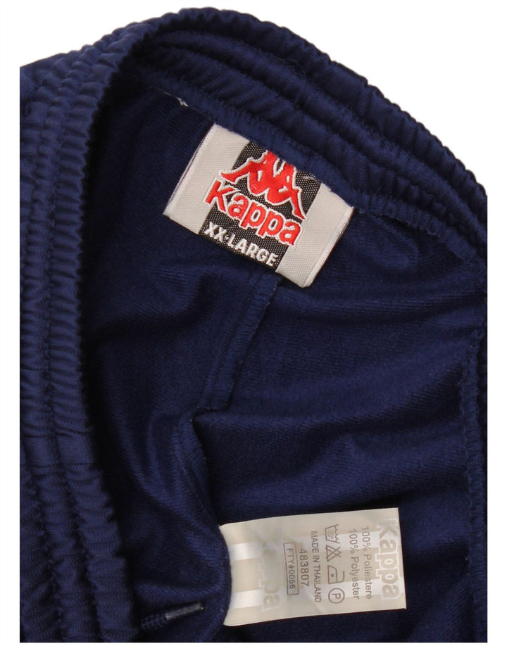 Kappa Træningsdragt bukser til mænd 2XL marineblå polyester