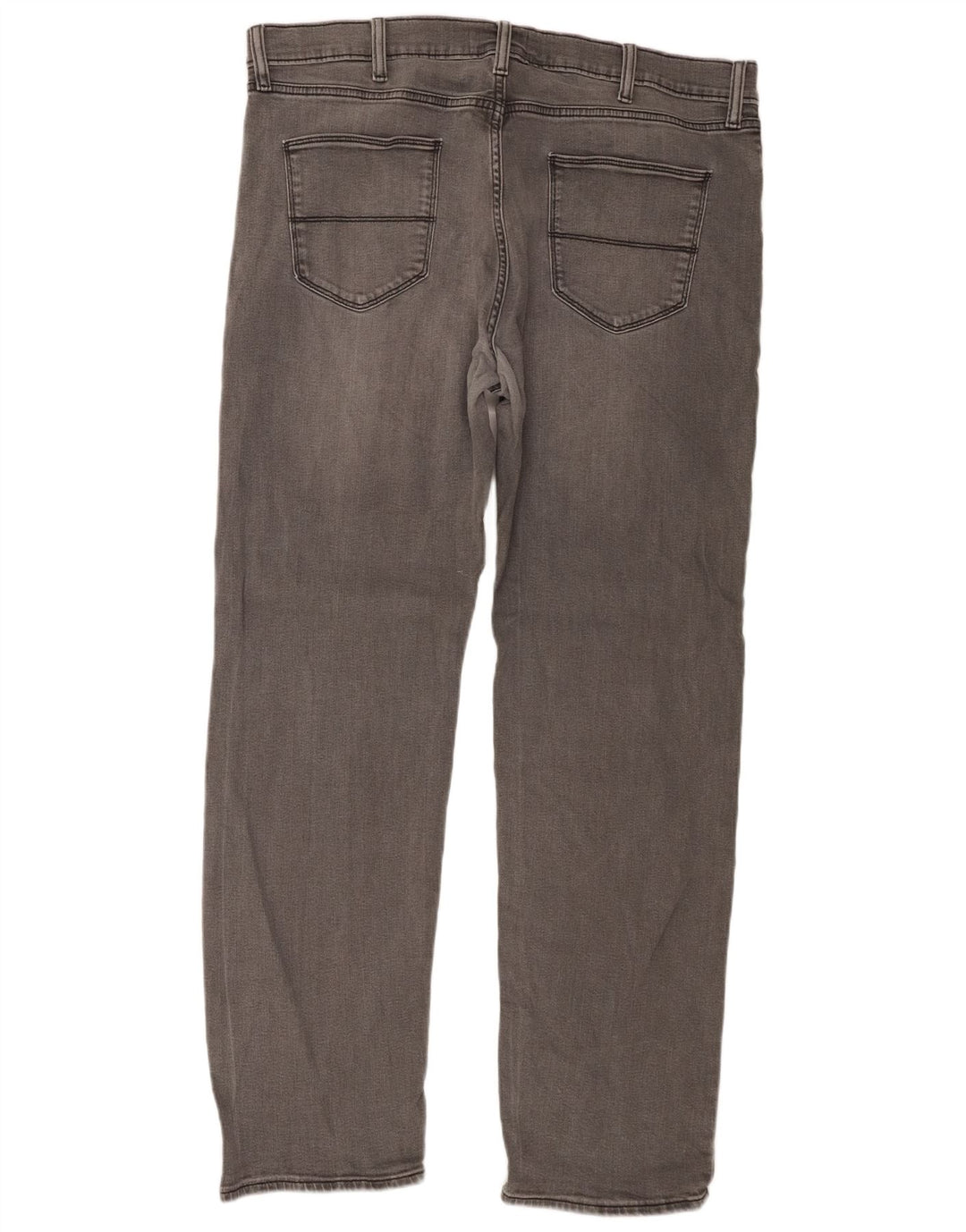 Marks & Spencer Straight Jeans til mænd W38 L33 Grå bomuld