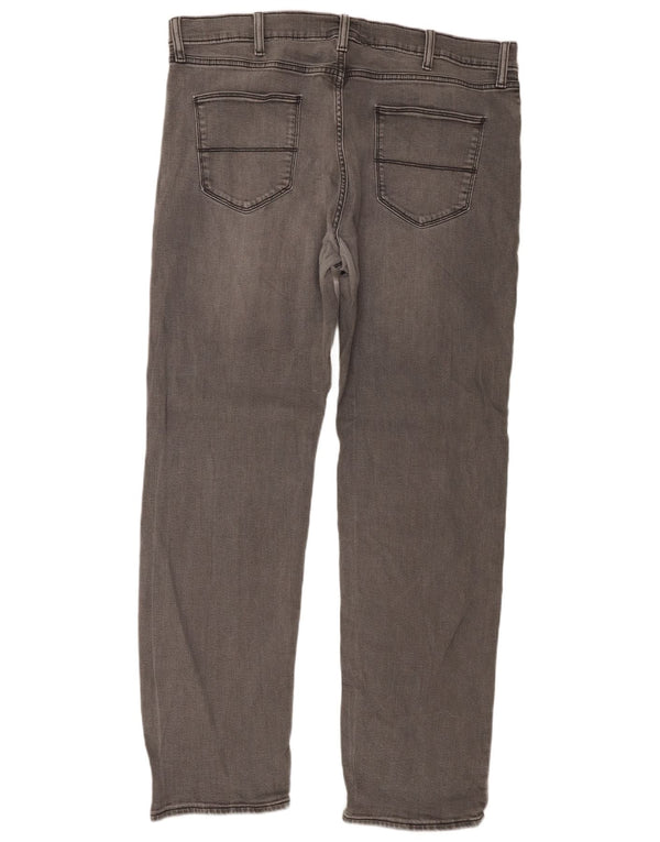 Marks & Spencer Straight Jeans til mænd W38 L33 Grå bomuld