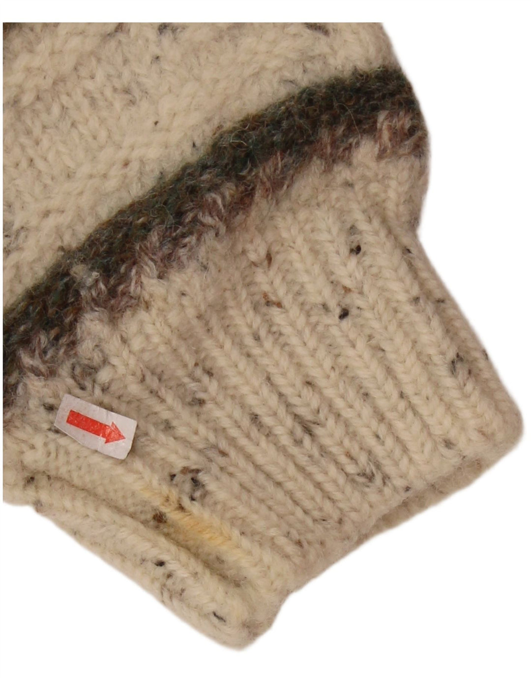 SERGIO TACCHINI Dame Jumper Sweater UK 16 Stor Beige Stribet