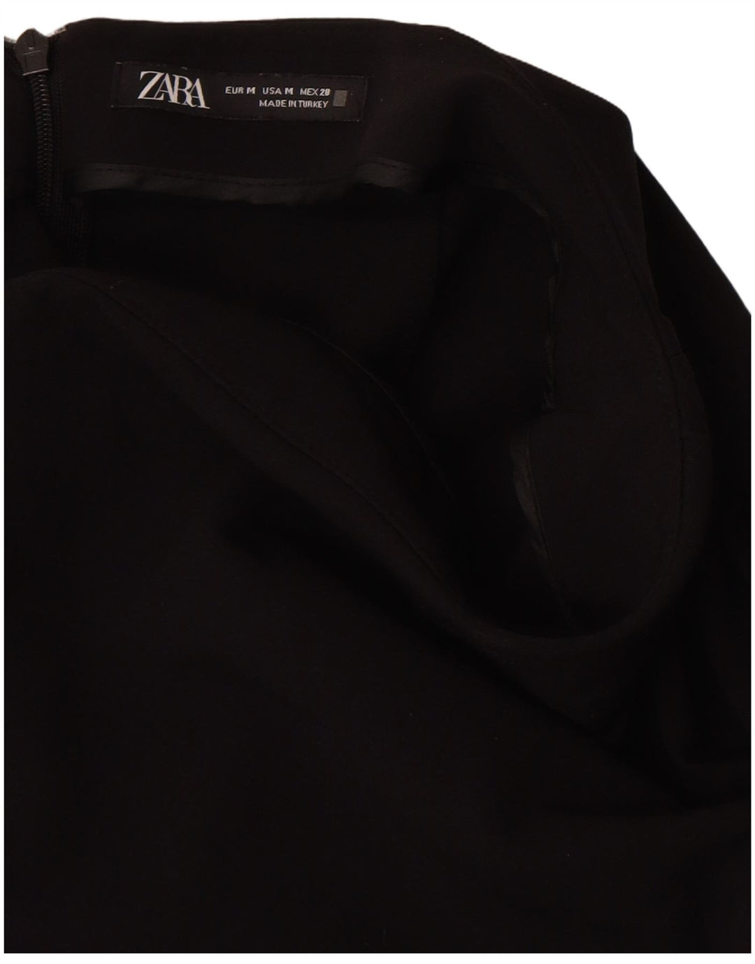 Zara Dame Mini Nederdel Medium W30 Sort