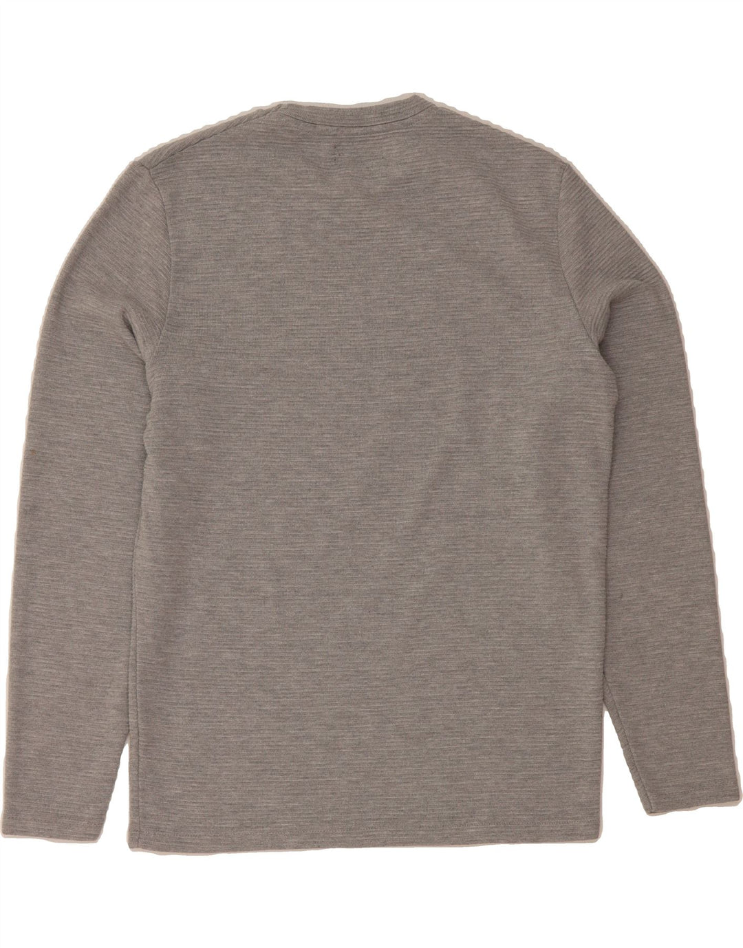 ZARA Womens Crew Neck Jumper Sweater UK 14 Medium Grey Polyester Vintage Zara and Second-Hand Zara from Messina Hembry 