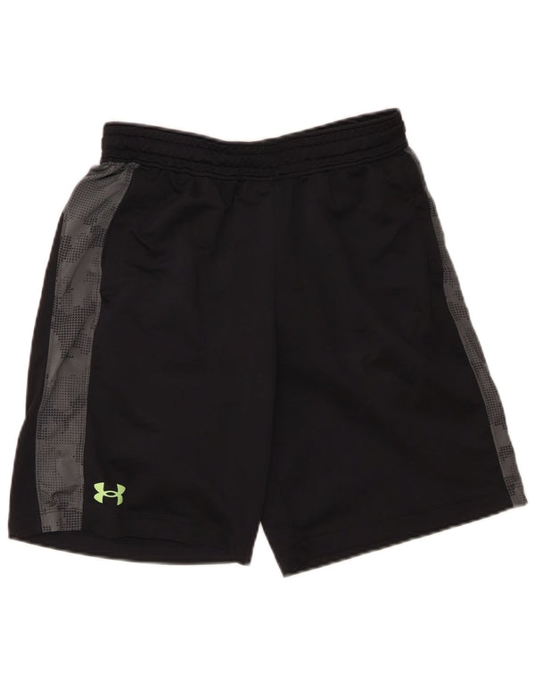 Under Armour Boys Loose Fit Sportsshorts 11-12 år Stor Sort Camouflage