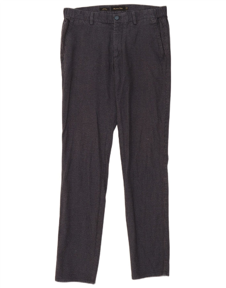 Massimo Dutti Herre Chinobukser EU 40 Medium W31 L32 Marineblå