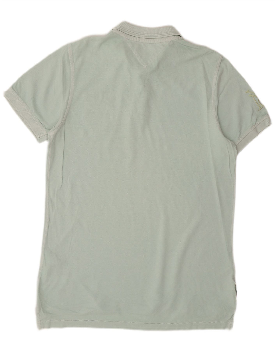 TOMMY HILFIGER Grafisk poloshirt til mænd Stor blå bomuld