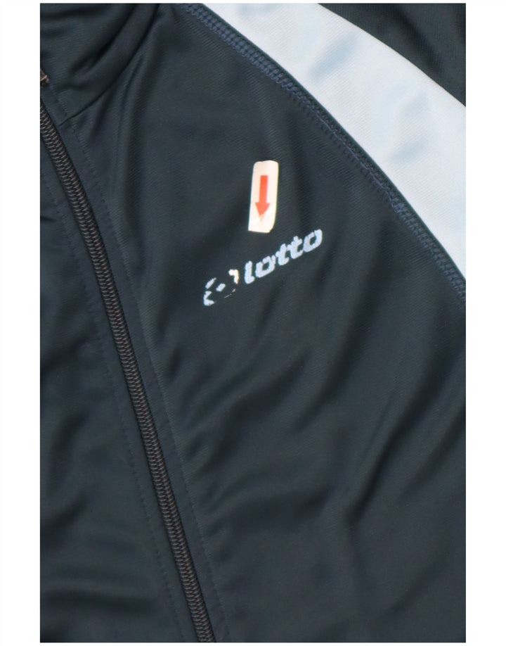 Lotto Hel træningsdragt til mænd Large Navy Blue Colourblock Polyester