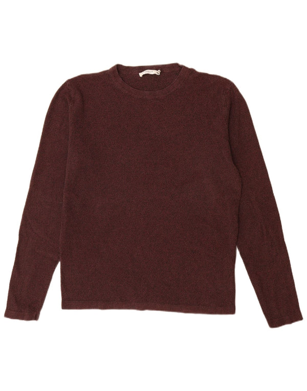 Jack & Jones herre sweater med rund hals, medium Bourgogne bomuld