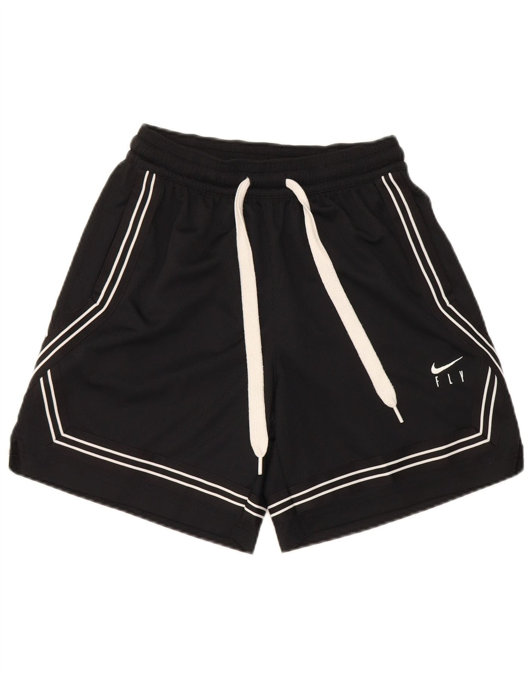 NIKE Mens Dri Fit Sport Shorts XS  Black Striped Polyester