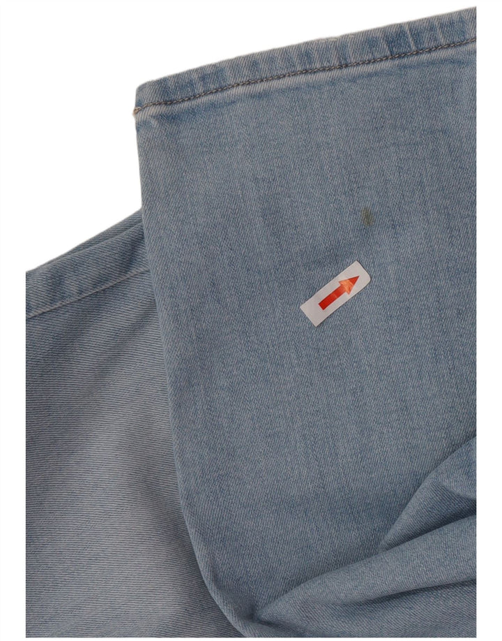 Wrangler Dame Strangler Slim Jeans W33 L29 Blå Bomuld
