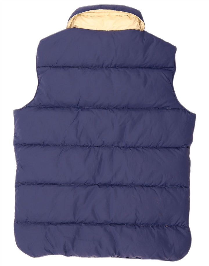 Dolomite Herre Vendbar Polstret Gilet UK 38 Medium Navy Blue Bomuld