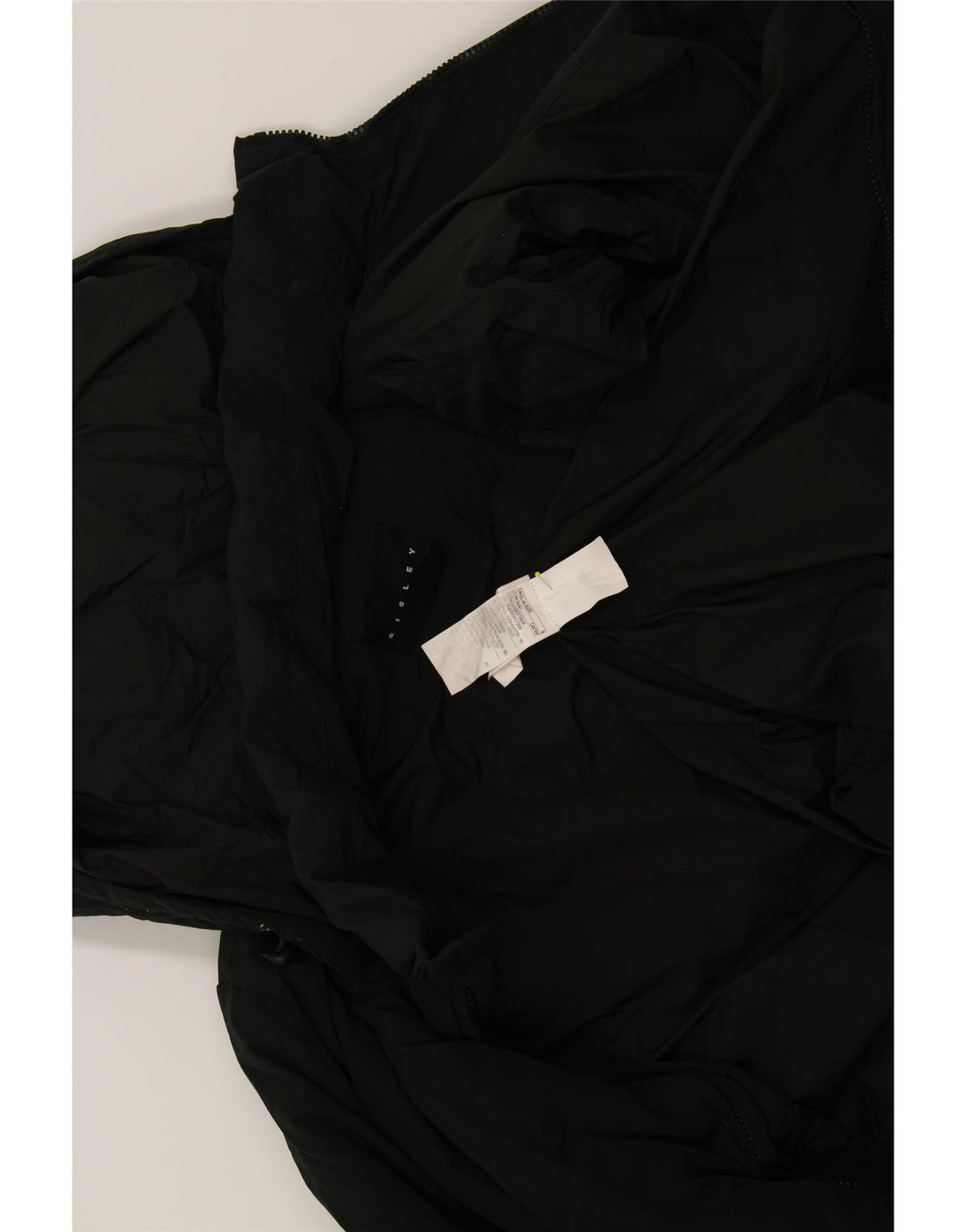 SISLEY Womens Hooded Padded Coat UK 10 Small Black Polyester Vintage Sisley and Second-Hand Sisley from Messina Hembry 