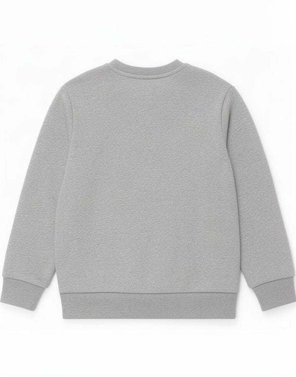 Adidas Boys Sweatshirt Jumper 2-3 år Grå Bomuld