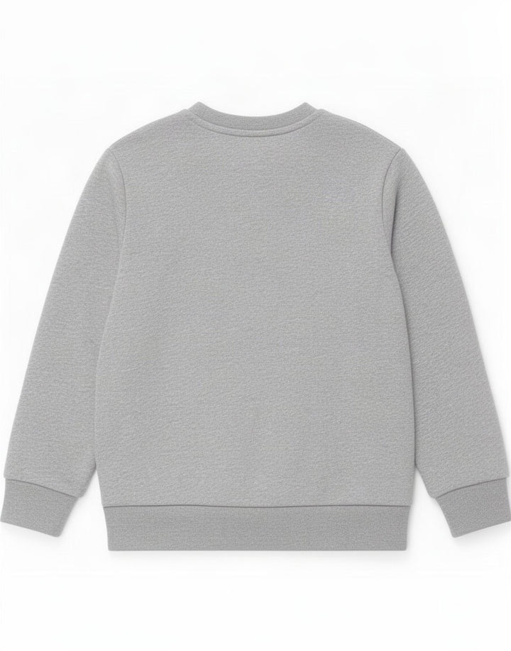 Adidas Boys Sweatshirt Jumper 2-3 år Grå Bomuld