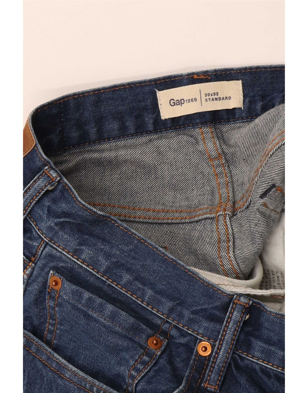 Gap lige damejeans W30 L32 blå