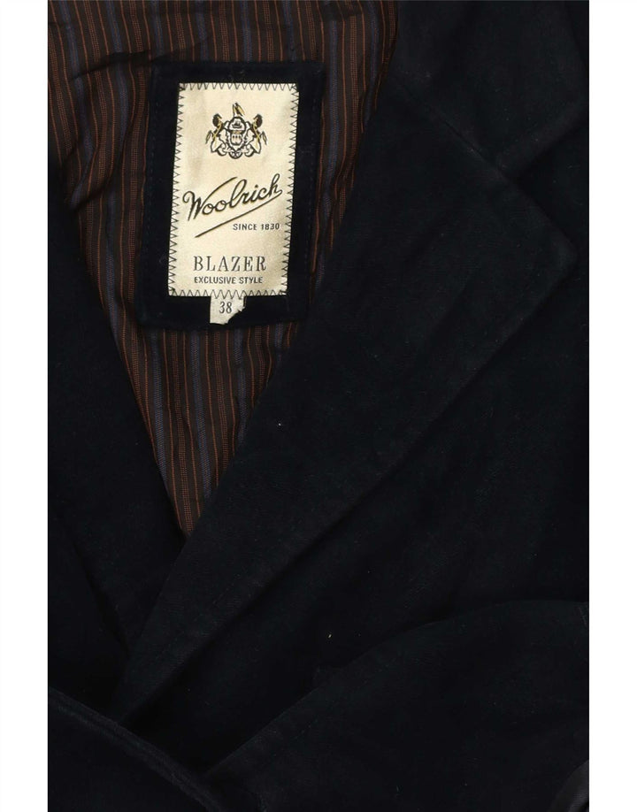 Woolrich Herre 3-knaps blazerjakke UK 38 Medium Navy Blue Classic