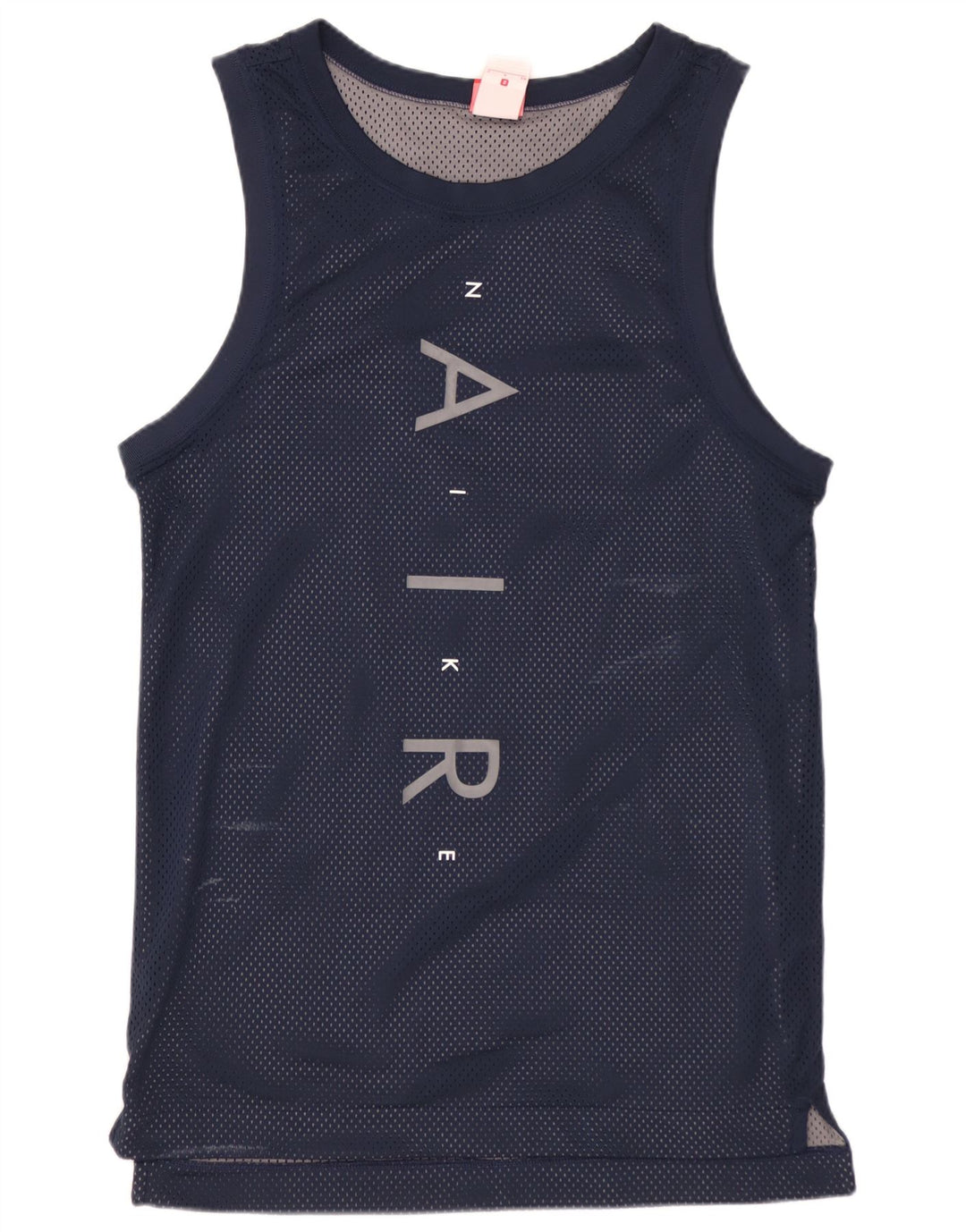 NIKE grafisk vest til mænd, lille marineblå polyester