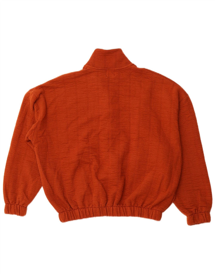 ZARA Oversized bomberjakke til kvinder UK 6 XS Maroon Polyester